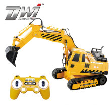 DWI Dowellin plastic rc excavator toys rc hydraulic excavator for sale